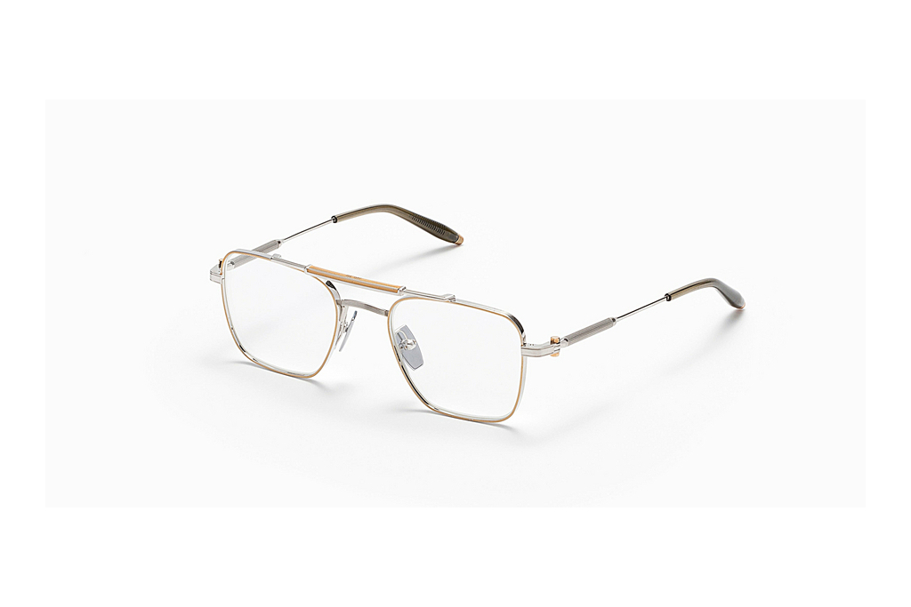 Akoni Eyewear   AKX-200A E Brushed Palladium and Antique Silver- Olive