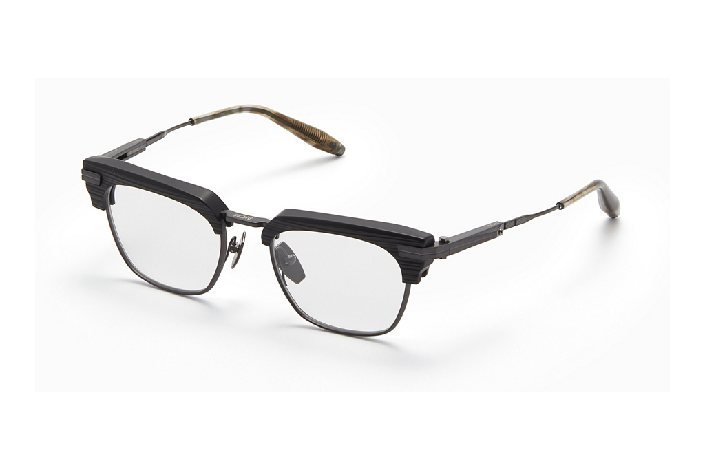 Akoni Eyewear   AKX-412 D Matte Black (Scraped) - Black Iron