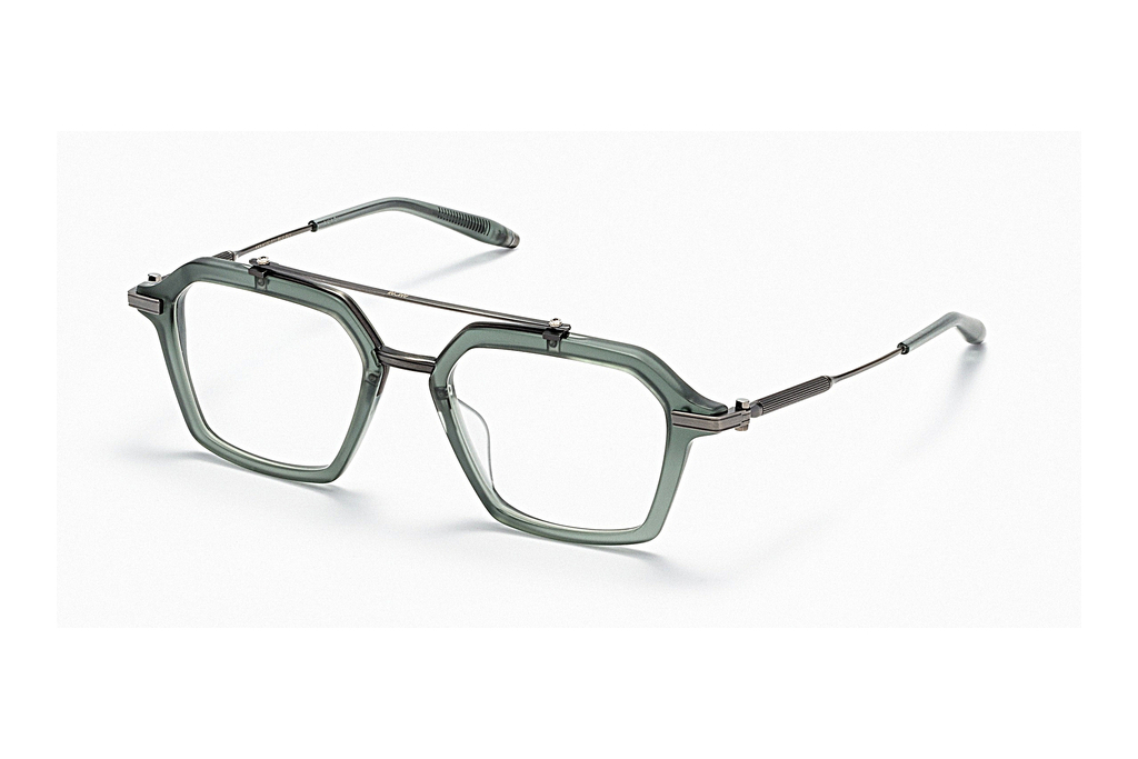 Akoni Eyewear   AKX-413 C Matte Light Blue Crystal - Matte Antique Silver