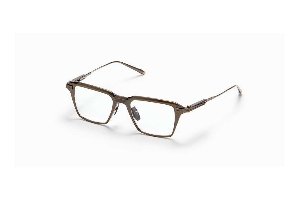 Akoni Eyewear   AKX-502 A Antiqued White Gold - Black Palladium w/ Light Olive lenses