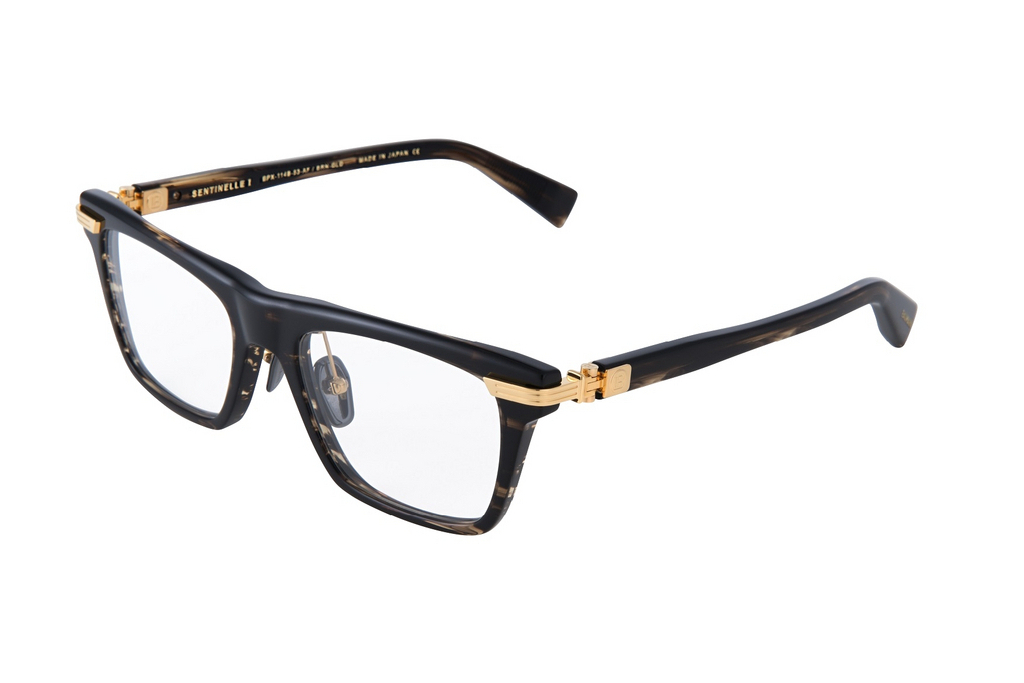 Balmain Paris   BPX-114 B-AF Dark Brown Swirl - Gold