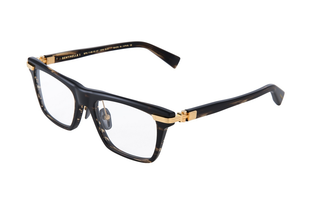 Balmain Paris   BPX-114 B Dark Brown Swirl - Gold