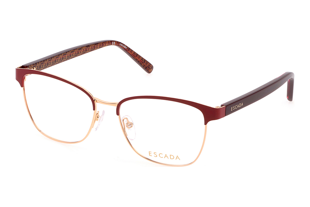 Escada   VESC54 0307 SHINY ROSE GOLD WITH BORDEAUX PARTS