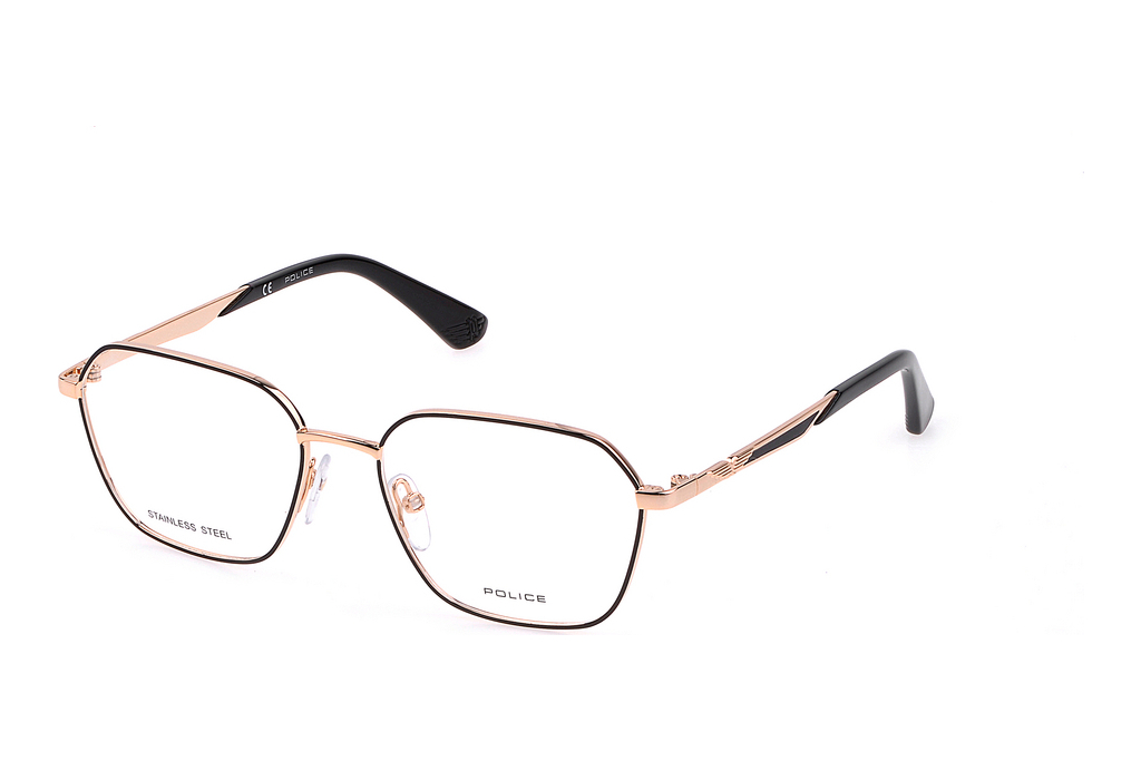 Police   VK567 0301 SH.ROSE GOLD W/BLACK PARTS