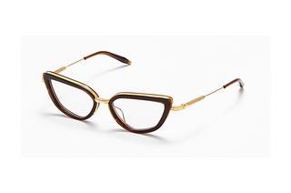 Akoni Eyewear AKX-414 C Brown Crystal - Gold