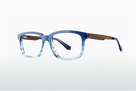 专门设计眼镜 Wood Fellas Reflect (11039 walnut/blue)