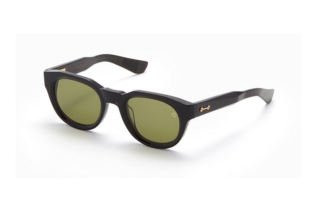 Akoni Eyewear   AKS-109 A Dark Olive - ARBlack Crystal - Yellow Gold w