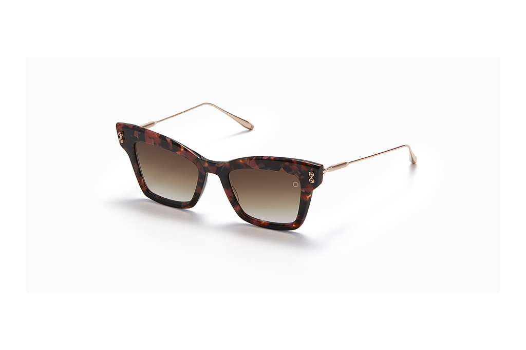 Akoni Eyewear   AKS-112 C Dark Brown to Clear - ARBrown Pink Swirl - Rose Gold w/Dark Brown to Clear - AR