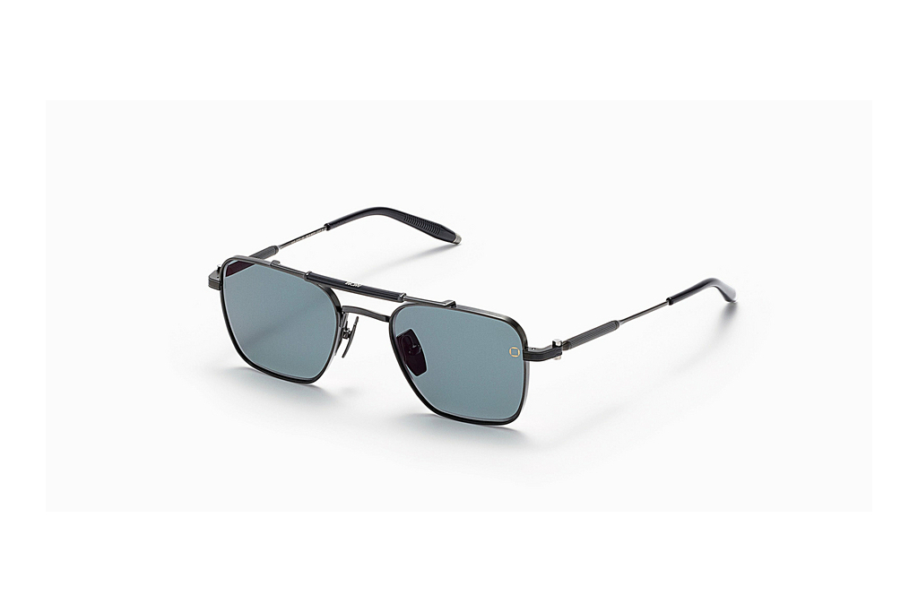 Akoni Eyewear   AKS-200 C G-15 Polarized - ARBrushed Black  - Navy  w