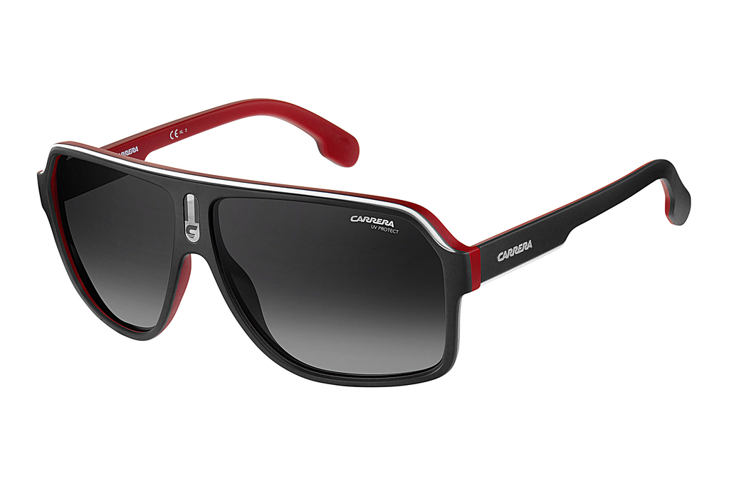 Carrera   CARRERA 1001/S BLX/9O DARK GREY SHADEDMATTE BLACK RED