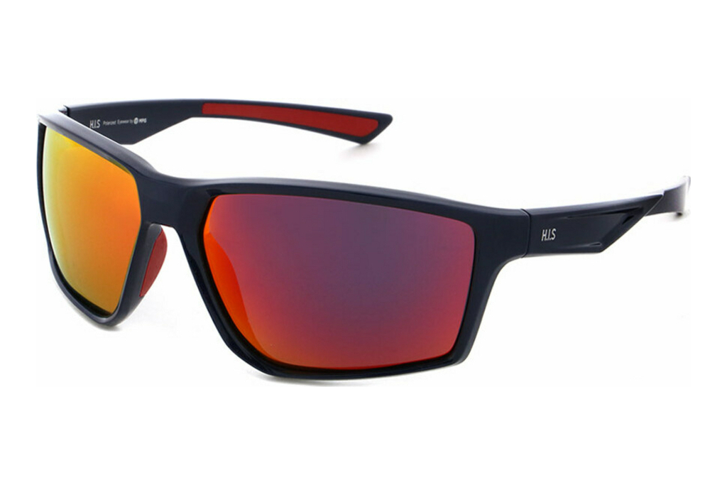 HIS Eyewear   HPS37100 3 smoke with red revoblue