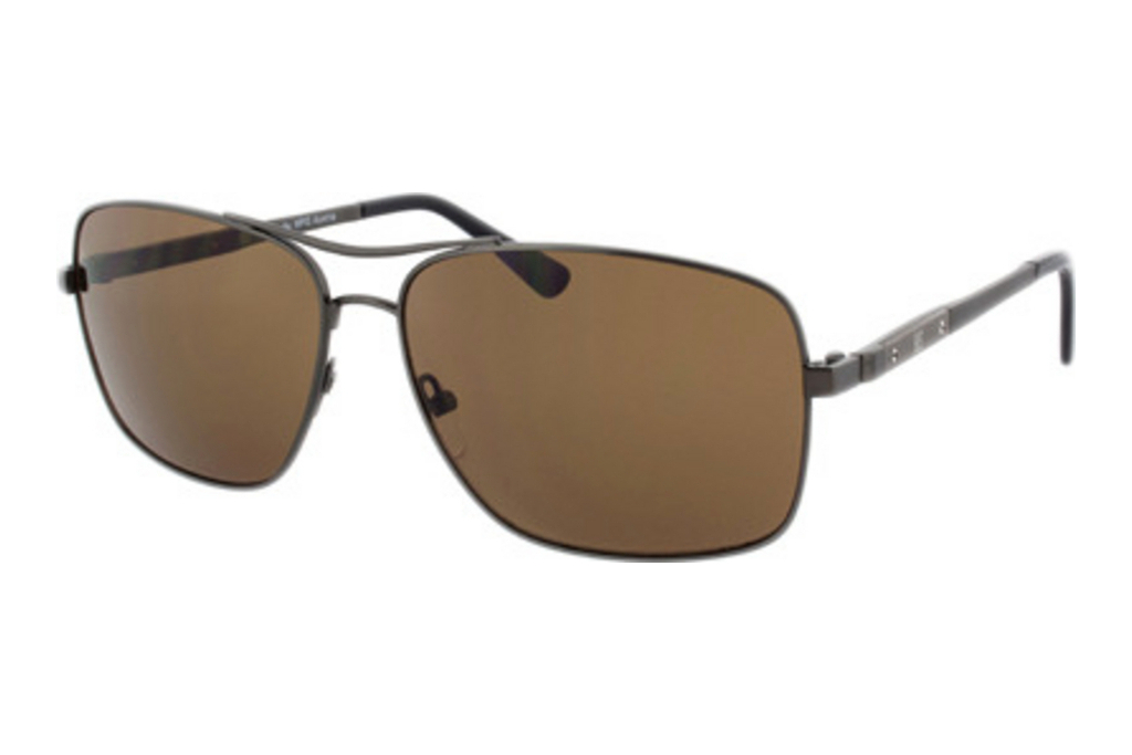 HIS Eyewear   HS101 003 brownsemimatt gun