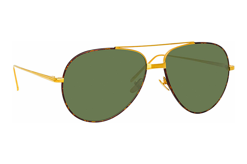 Linda Farrow   LFL817 C14 DARK GREENYELLOW GOLD AND T-SHELL