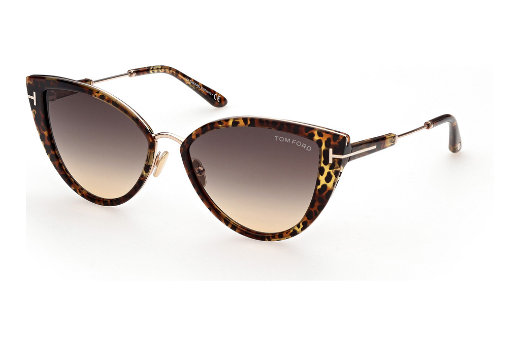 Tom Ford   FT0868 52B gradient smoke52B - havanna dunkel / grau verlaufend