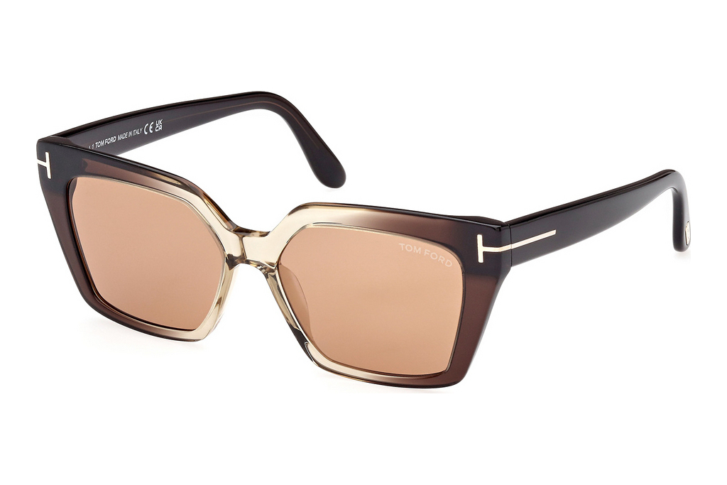 Tom Ford   FT1030 47J roviexHellbraun/Verlauf