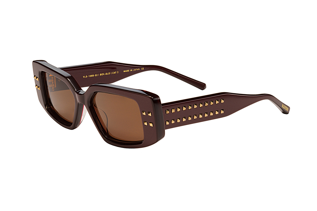 Valentino   VLS-108 B Dark Brown  - ARBordeaux - Yellow Gold w