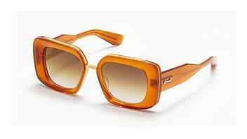 Akoni Eyewear AKS-108 C Dark Brown to Clear - ARCloudy Orange - Gold w