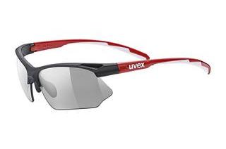 UVEX SPORTS sportstyle 802 V black red white smokeblack red white