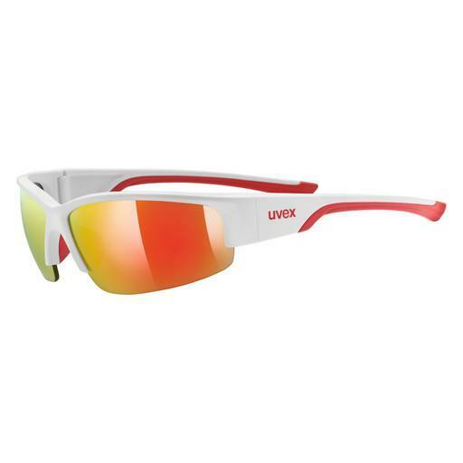 太阳镜 UVEX SPORTS sportstyle 215 white mat red