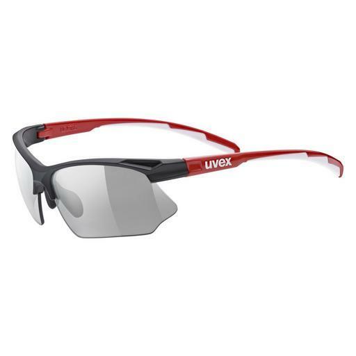 太阳镜 UVEX SPORTS sportstyle 802 V black red white