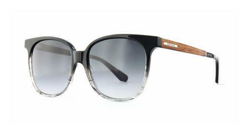 太阳镜 Wood Fellas Aspect (11713 macassar/blk-gy)